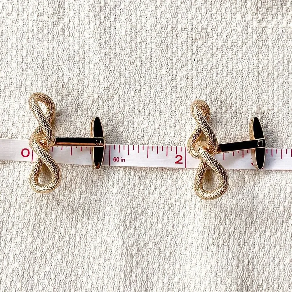 Vintage Sarah Coventry Cufflinks Gold Tone Chain Link Mens Retro Formalwear